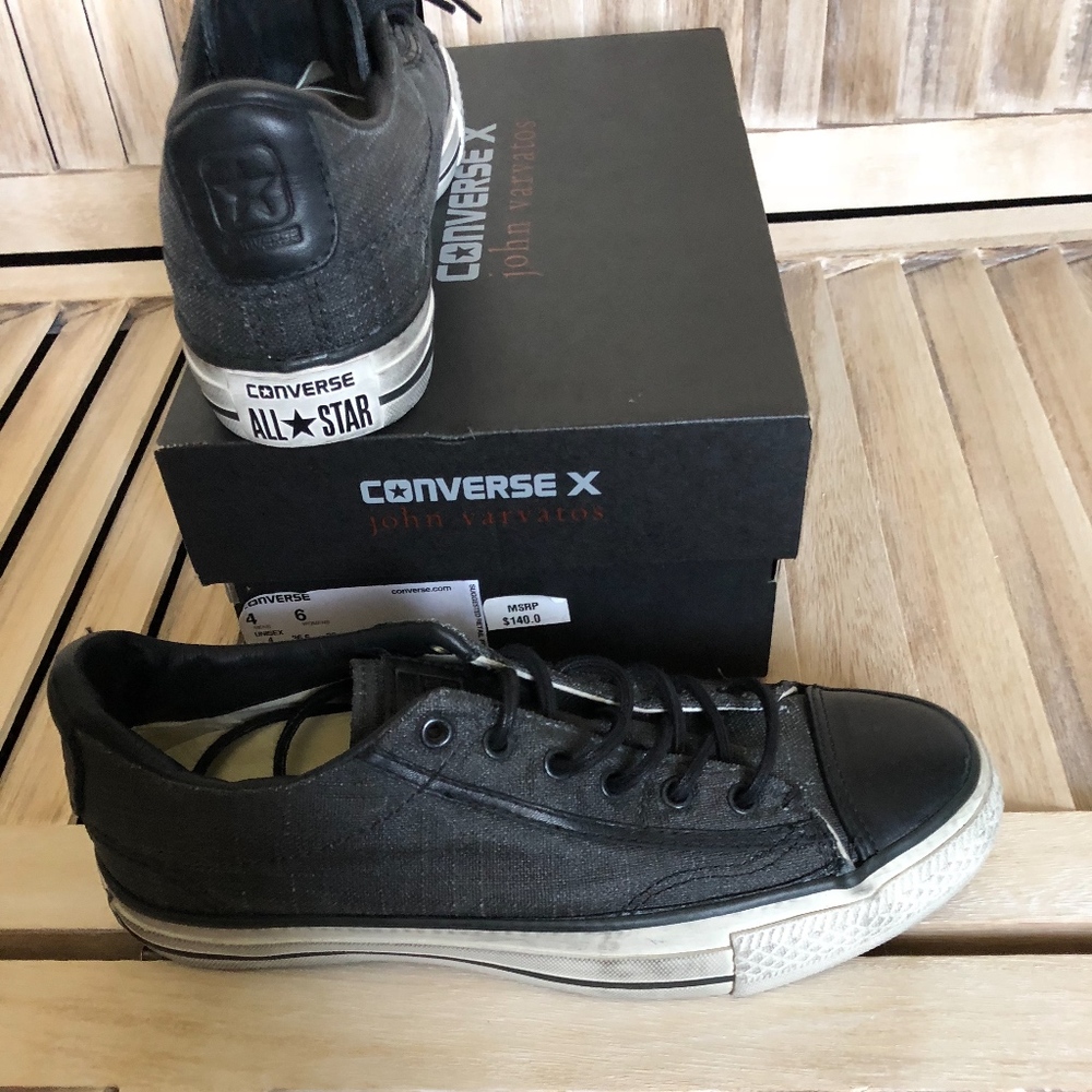 💥SALE💥Boy Converse X Distressed Canvas All Stars - Picture 3 of 8